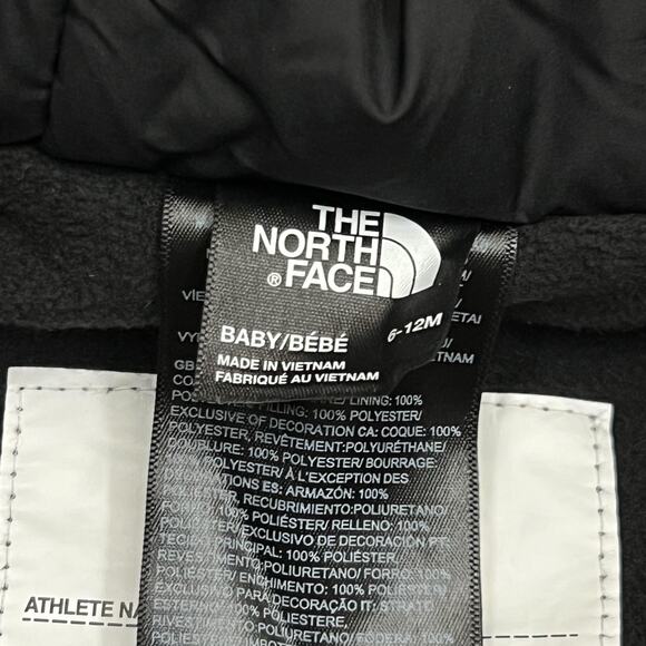 The North Face Snowsuit Baby 6-12 Months Black DryVent Hooded One Piece - Picture 6 of 10